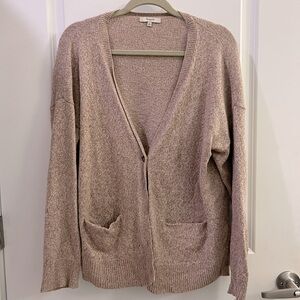 Madewell cardigan in a light brown/beige